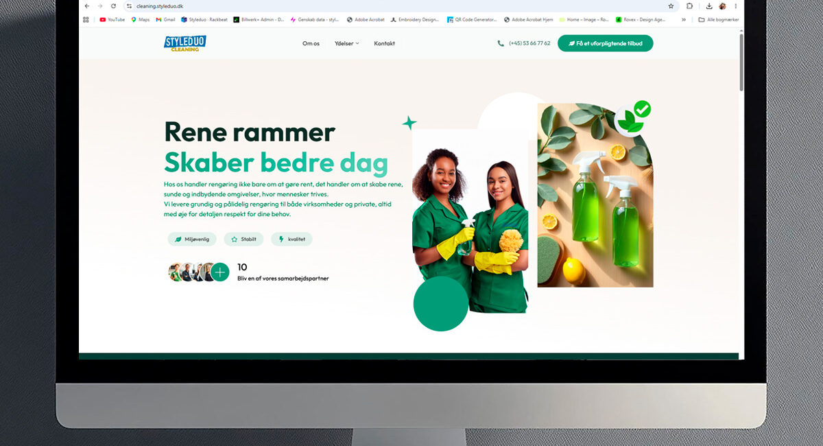 Styleduo Cleaning lancerer ny hjemmeside