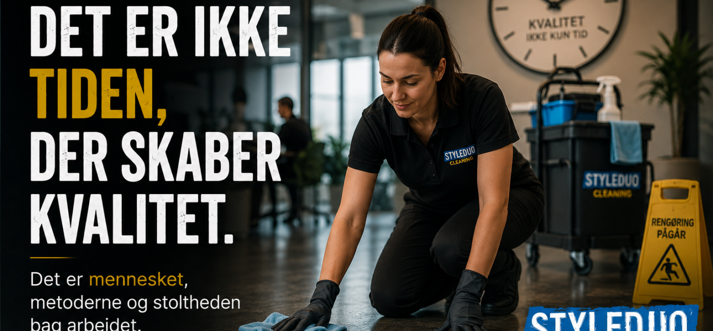 Det er ikke tiden, der skaber kvalitet.