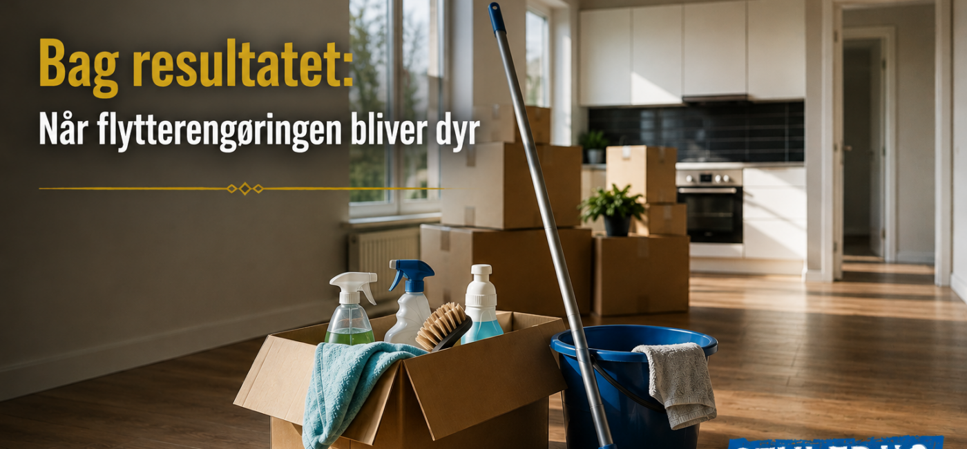 Bag resultatet: Når flytterengøringen bliver dyr